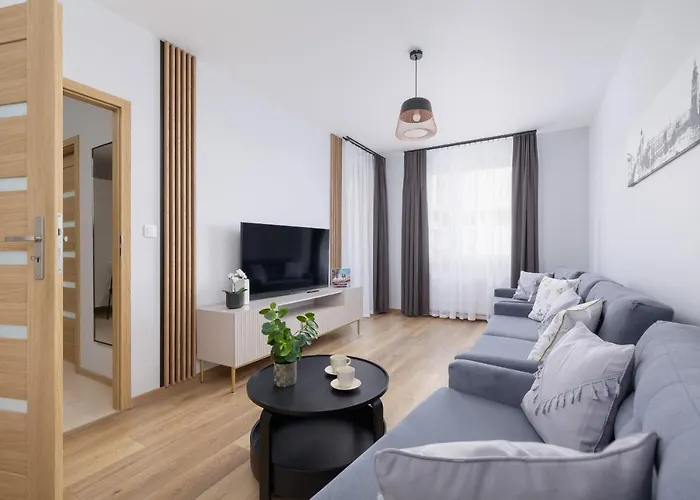 Osiedle Avia Harmonious Apartment With Balcony & Parking Cracow By Renters Prestige